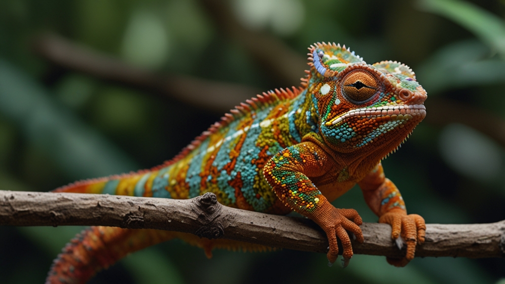 Chameleons and Their Colorful Secrets Mastering Camouflage